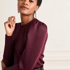 Stella and Dot Puff Sleave Neoprene Shirt